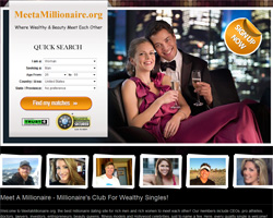 dating a millionaire free site